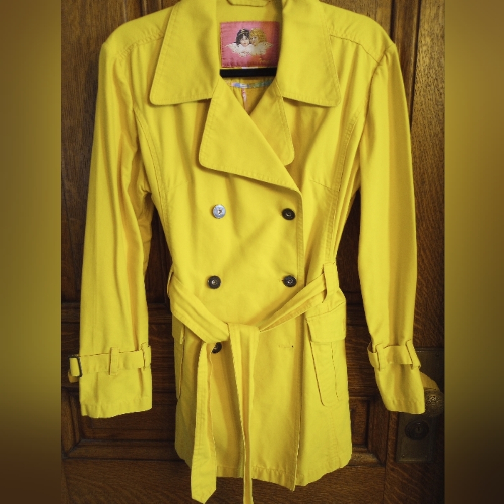 Fionucci Trench Coat, Size Large - Picture 3 of 10